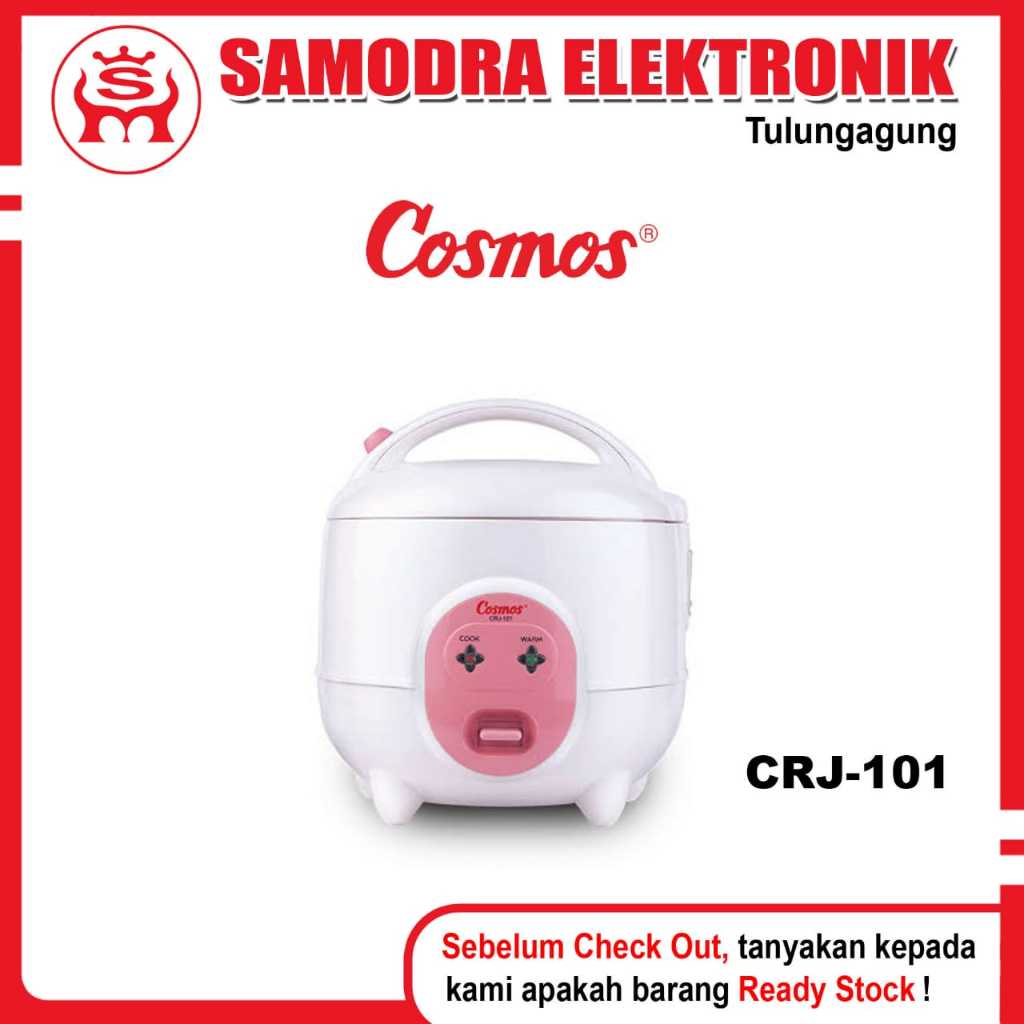 Magic Com COSMOS CRJ-101 | Rice Cooker 0.6 Liter Cosmos