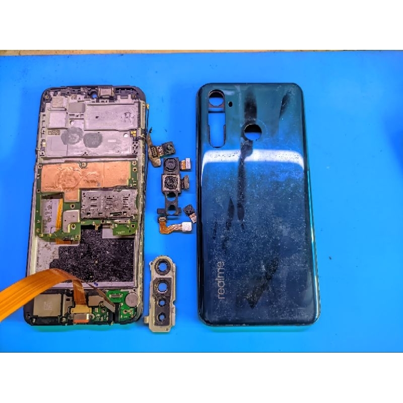 mesin Realme 5 pro matot bahan congkelan