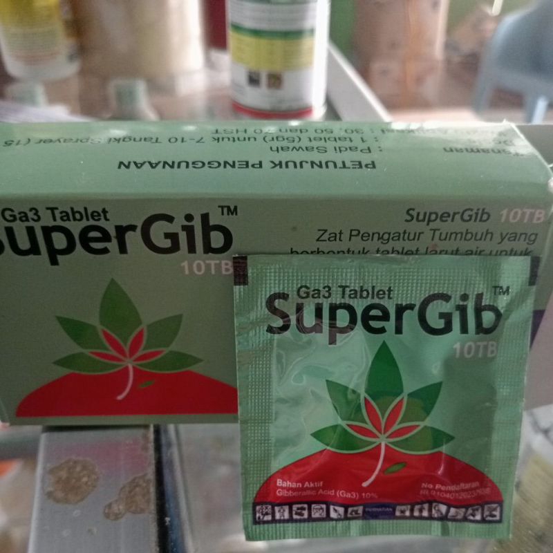 Super gib ga3 tablet supergib zpt supergip Super Gib SUPERGIB tablet GA3 GA 3 ORIGINAL ASLI Giberlin