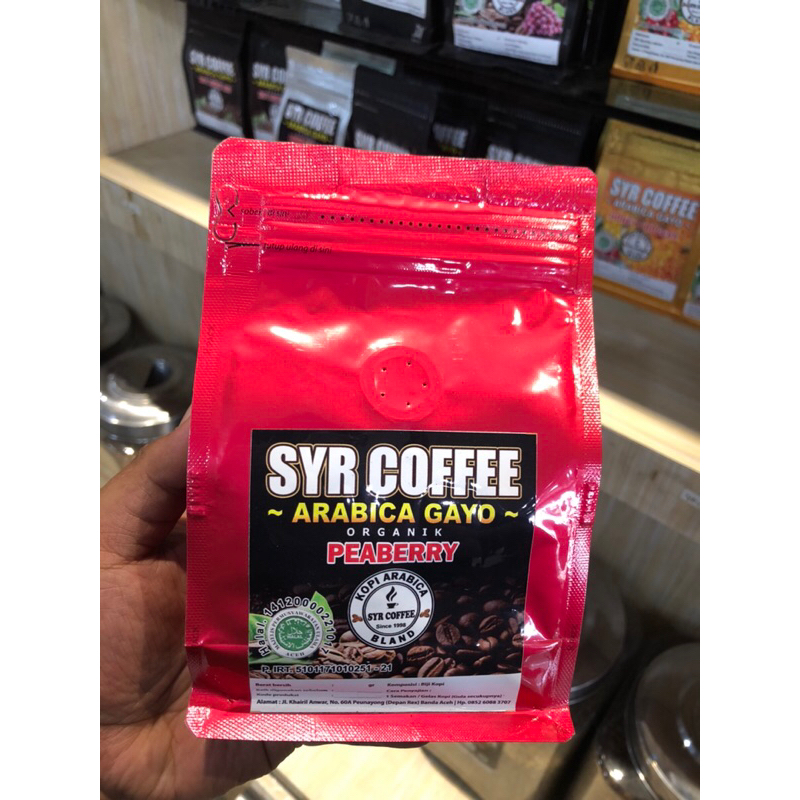 

SYR COFFEE Arabica peaberry, biji kopi tunggal 250gr