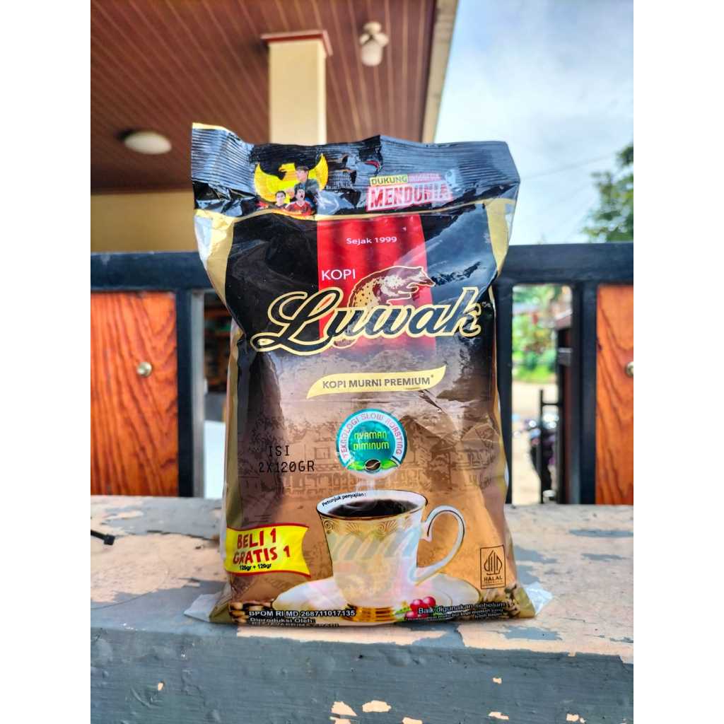 

Kopi Luwak Kopi Murni Premium Tanpa Gula 120 Gram Isi 2 Bungkus