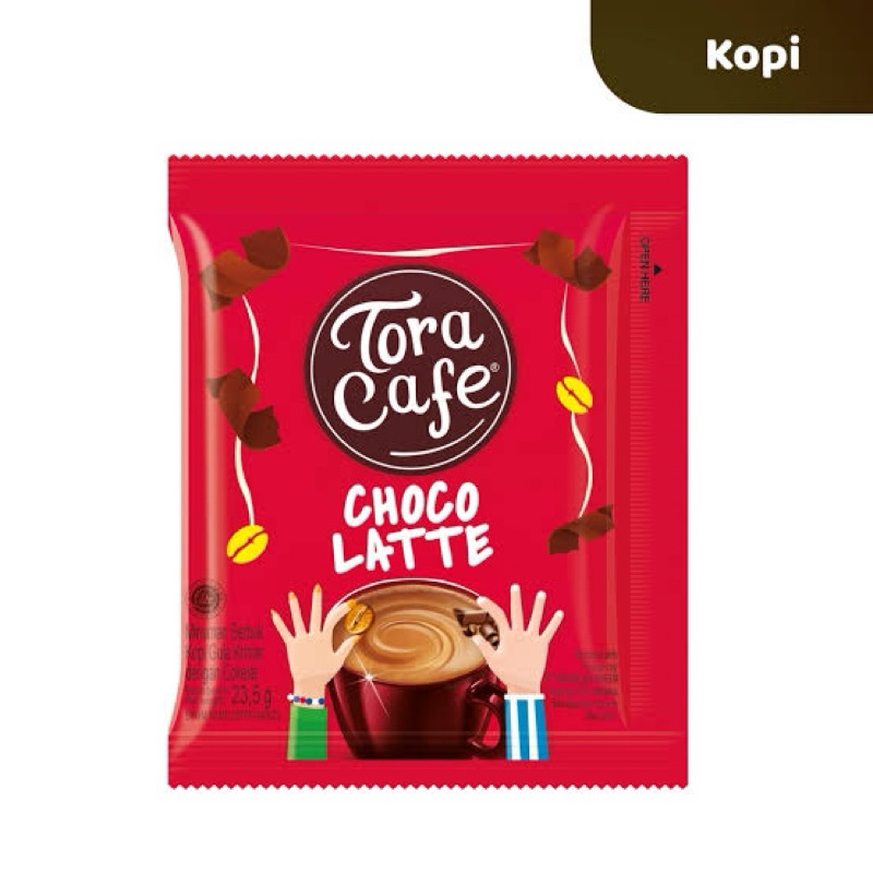 

TORA CAFE Choco Latte Kopi Sachet 1 renteng isi 10 pcs @ 23,5gr