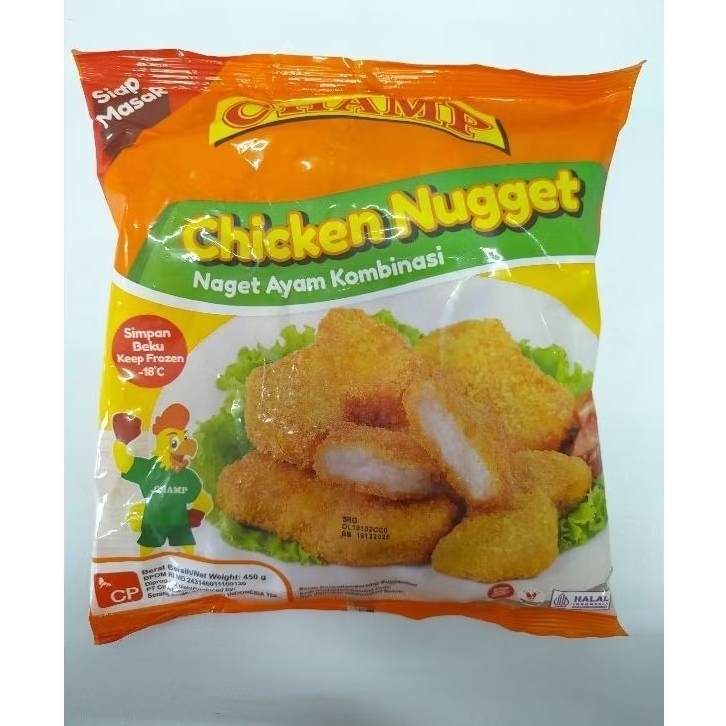 

CHAMP CHICKEN NUGGET 500GR, CHAMP CHICKEN NUGGET 225GR, CHAMP NUGGET