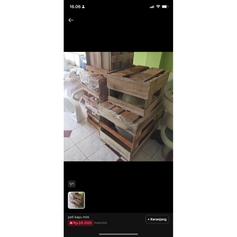 

peti kayu mini