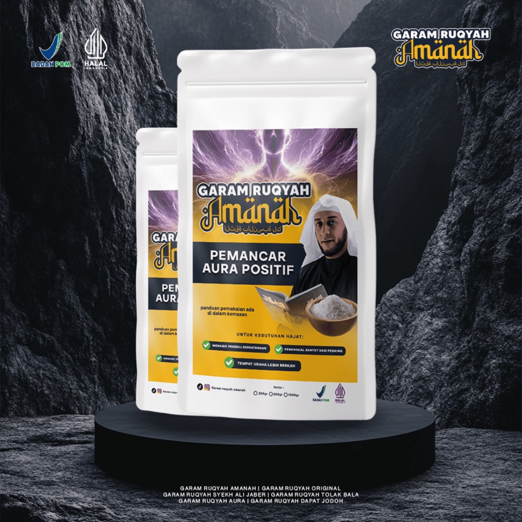 

Garam Ruqyah Amanah Syekh Ali Jabber (Pemancar Aura Positif)