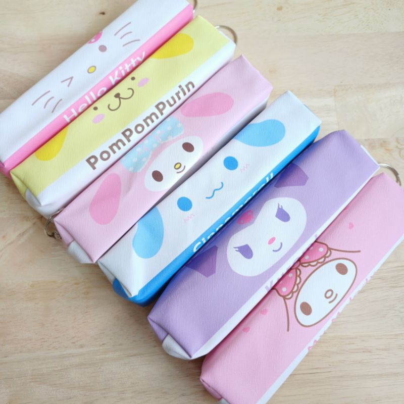 

Tempat pensil lontong sanrio 4029M3 Cinnamoroll kuromi my melody hello kitty pompompurin