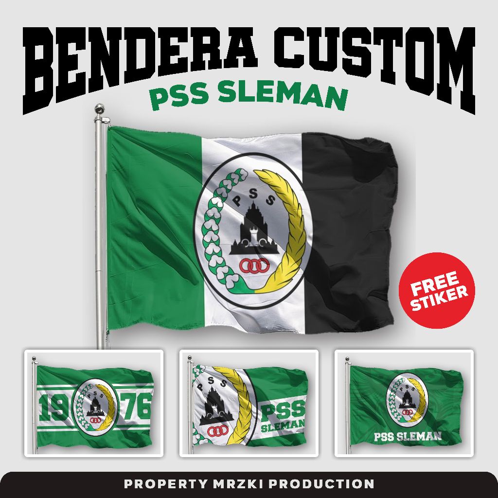 MINI FLAG/BENDERA PSS SLEMAN/BENDERA CURVASUD/GIANT FLAG