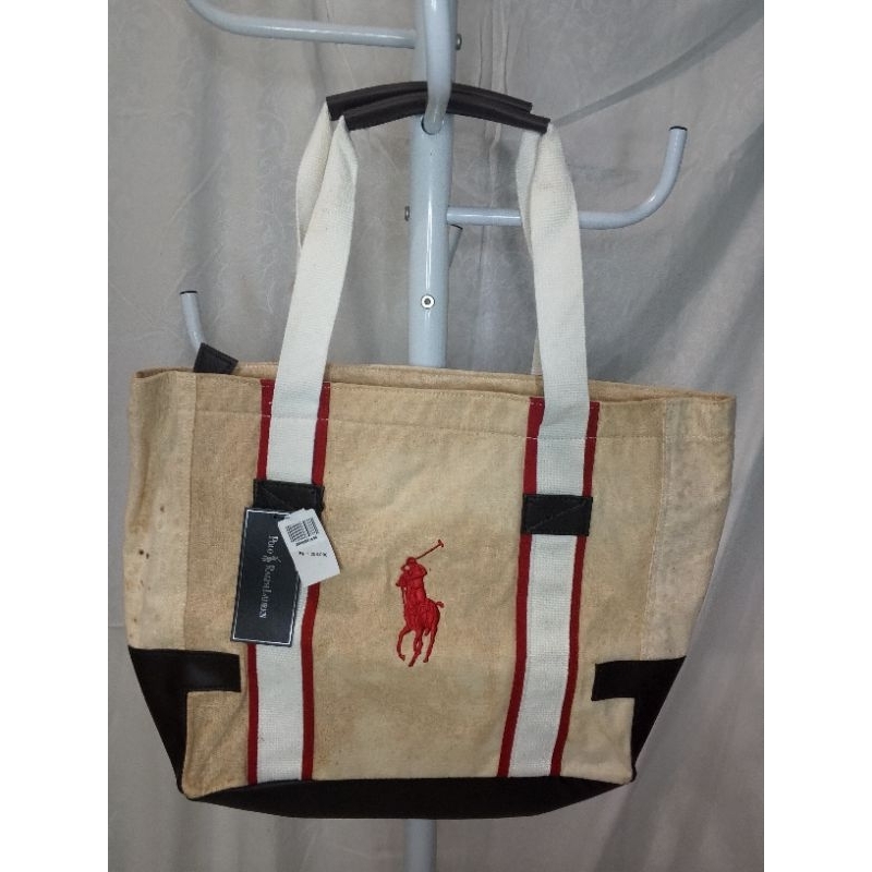 Tas Wanita Totebag Polo Ralph Lauren Original 100%