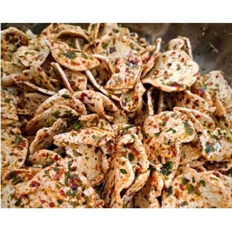 

Basreng Kering 250gr Pedas Manis Gurih Daun Jeruk