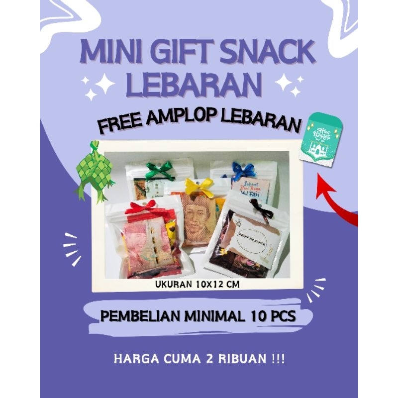 

[FREE AMPLOP LEBARAN] MINI GIFT SNACK LEBARAN TERMURAH 2 RIBUAN / MINI GIFT IDEAS / SNACK GIFT LEBARAN / PAKET SNACK HAMPERS SNACK LEBARAN MURAH/ MINI HAMPERS LEBARAN