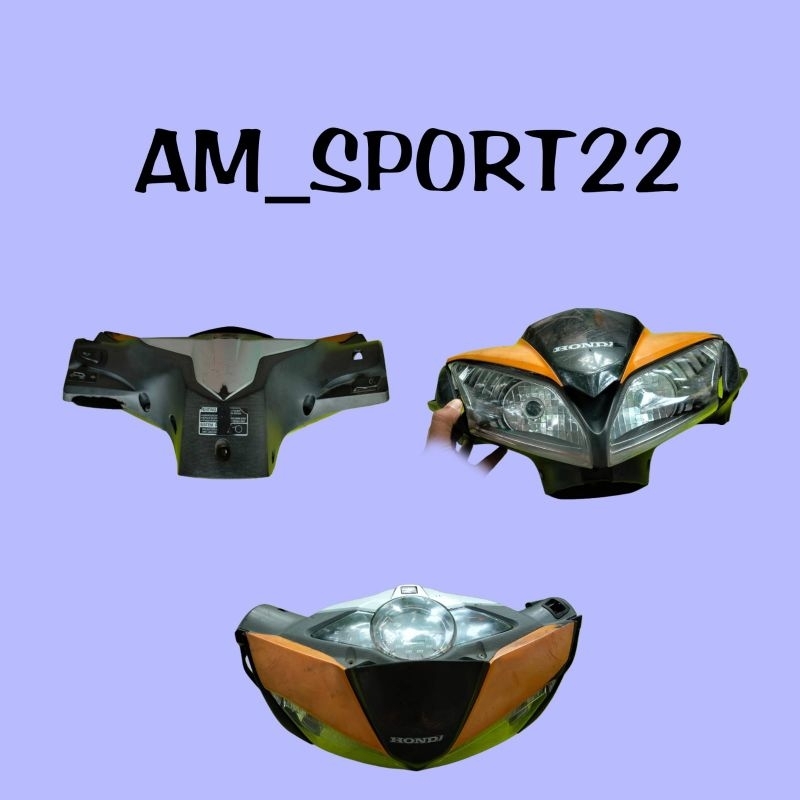 batok lampu lampu depan Honda Blade new 110 original fullset