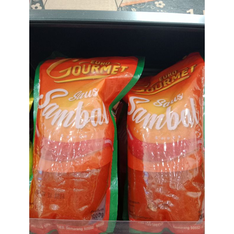 

Saus sambal euro gourmat 1 kg