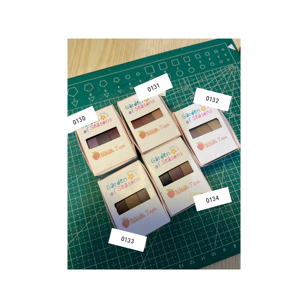 

0130-0134 Deco Tape Earth Theme