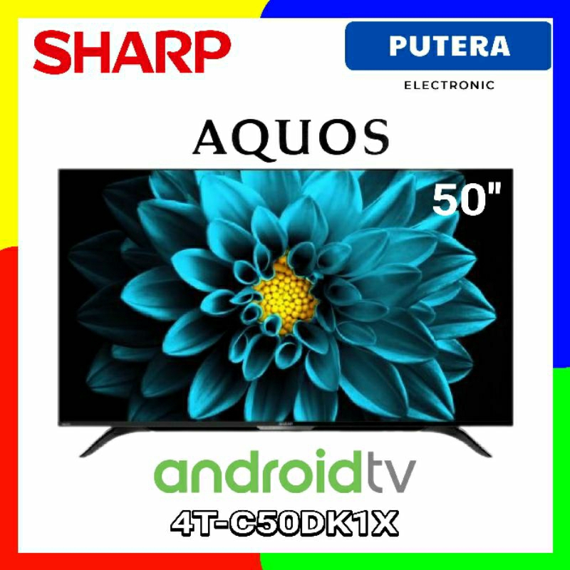 SHARP ANDROID TV 50 inch 4K Ultra HDR 4T-C50DK1X AQUOS 50DK1X