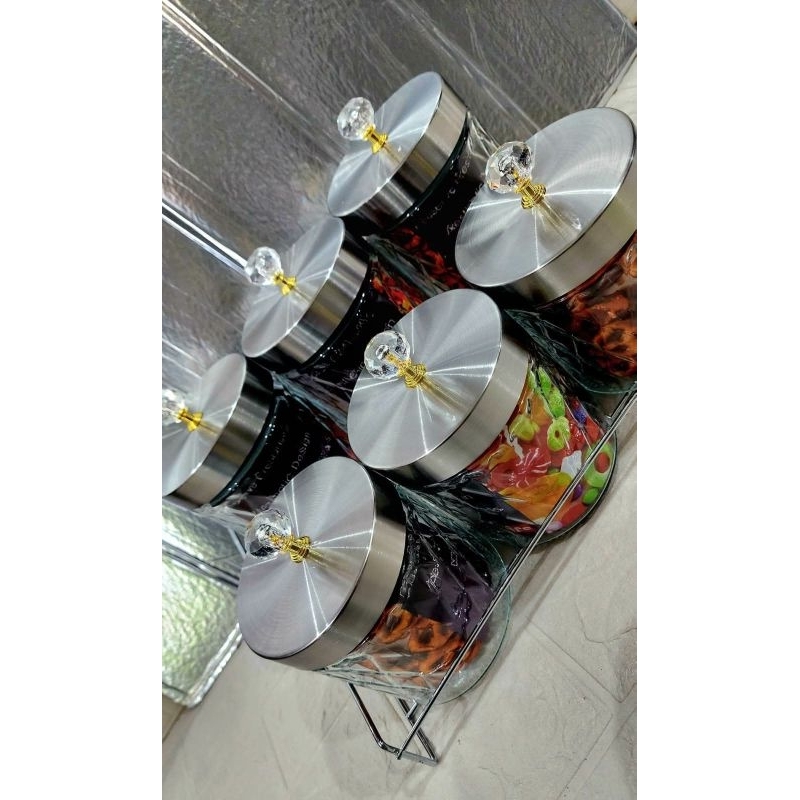 free bubble dus tebal toples kaca venice set 4 dan 6