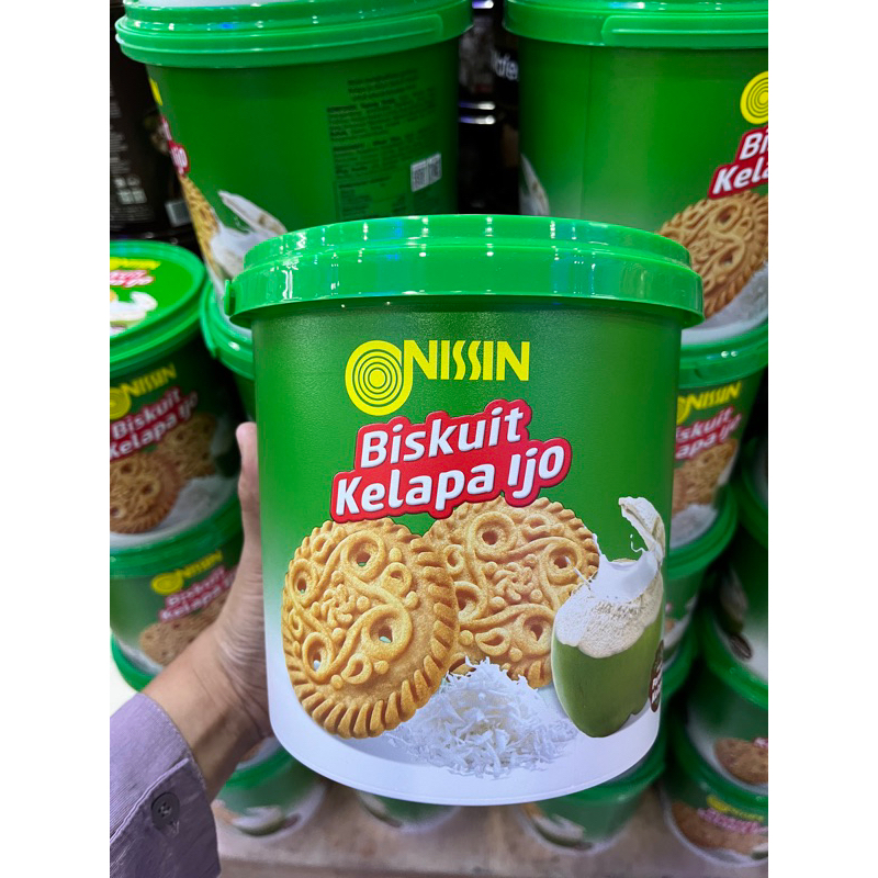 

Nissin Biskuit Kelapa Ijo 350gr | Jajan Lebaran | Nissin Kelapa Ijo Kaleng | Nissin Kelapa Ijo Toples | Jajan Murah