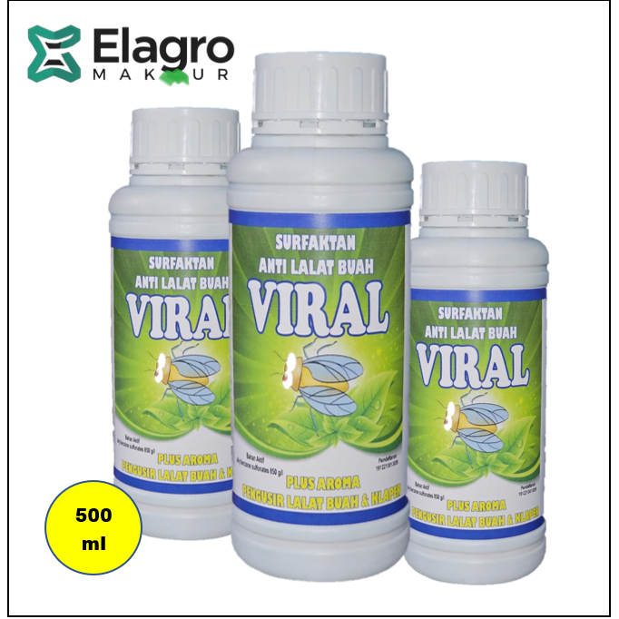 VIRAL 500 ML | Surfaktan Plus Anti Lalat Buah | Pengusir Lalat Buah