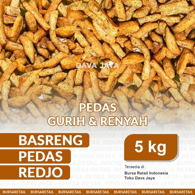 

BASRENG PEDAS DAUN JERUK/BASRENG ORI EMPUK GURIH 500gr