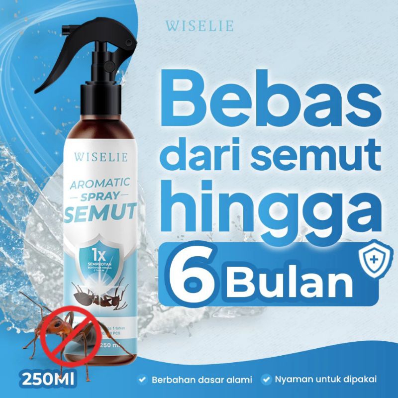 Wiselie Anti Semut Aromatic Spray Kemasan 250ml Penghilang Semut Efektif Pengusir Semut Aman dan Ala