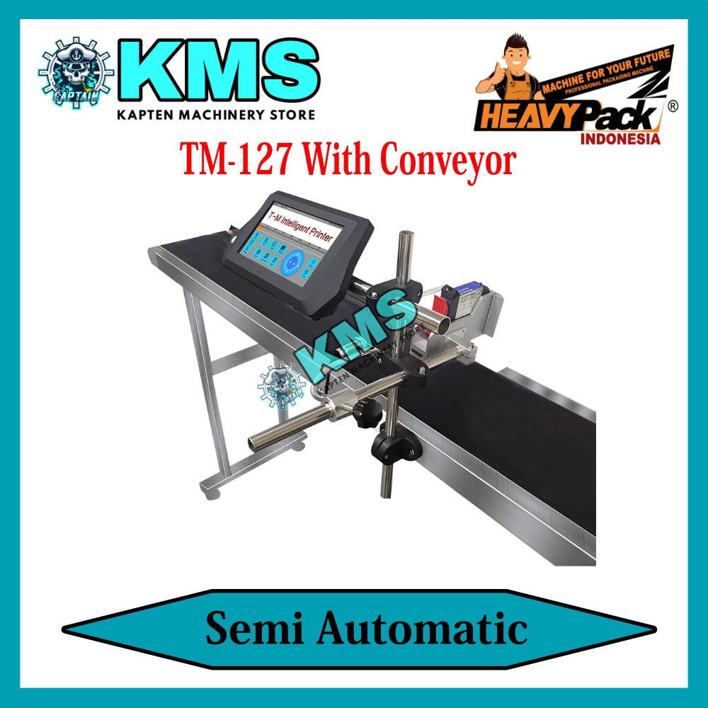 

Mesin Label Untuk Botol Bulat Semi Automatic TM-127 With Conveyor