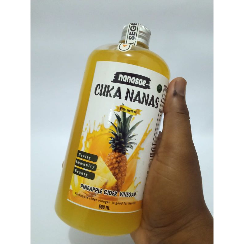 

Cuka Nanas With Mother 500ml | Cuka Nanas Organik dan Original Untuk Kesehatan