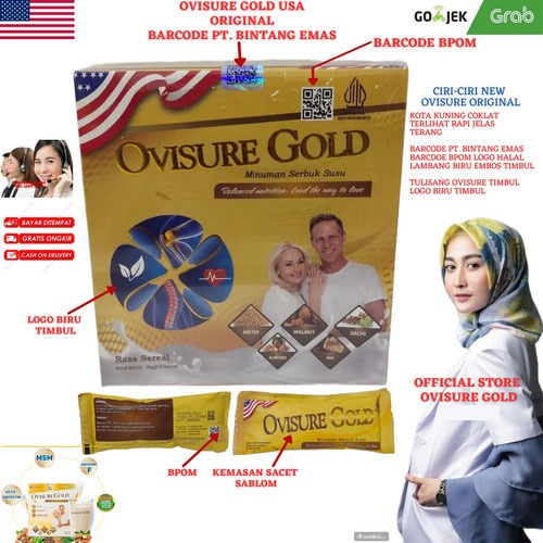 

Terlaris..!! SUSU OVISURE GOLD ORIGINAL Susu Kesehatan Obat Tulang Persendian Syaraf Kejepit Tulang Kropos BPOM