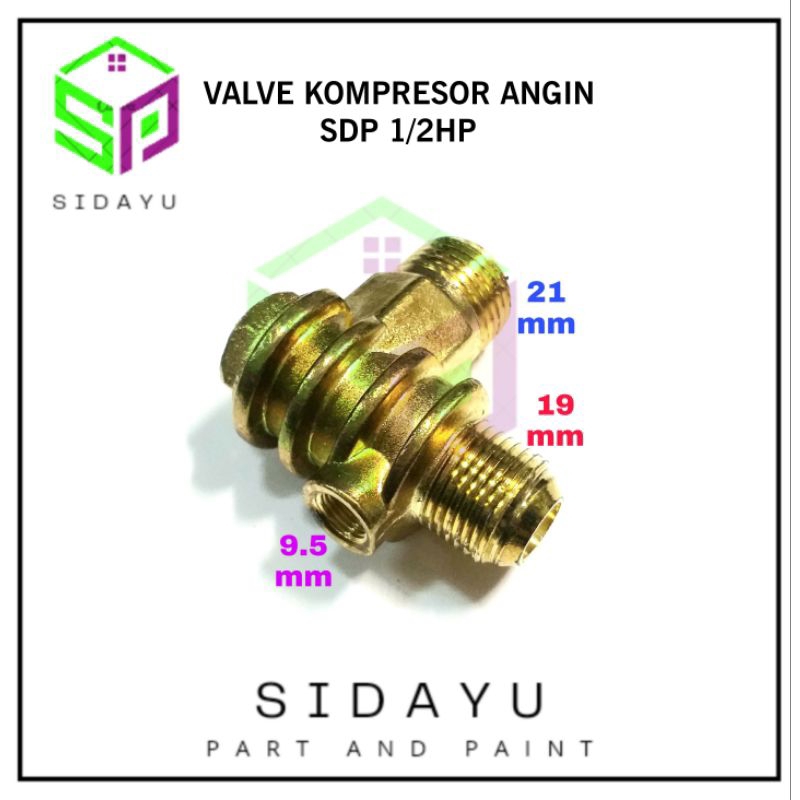 Valve Kompresor Angin SDP 1/2HP 1HP