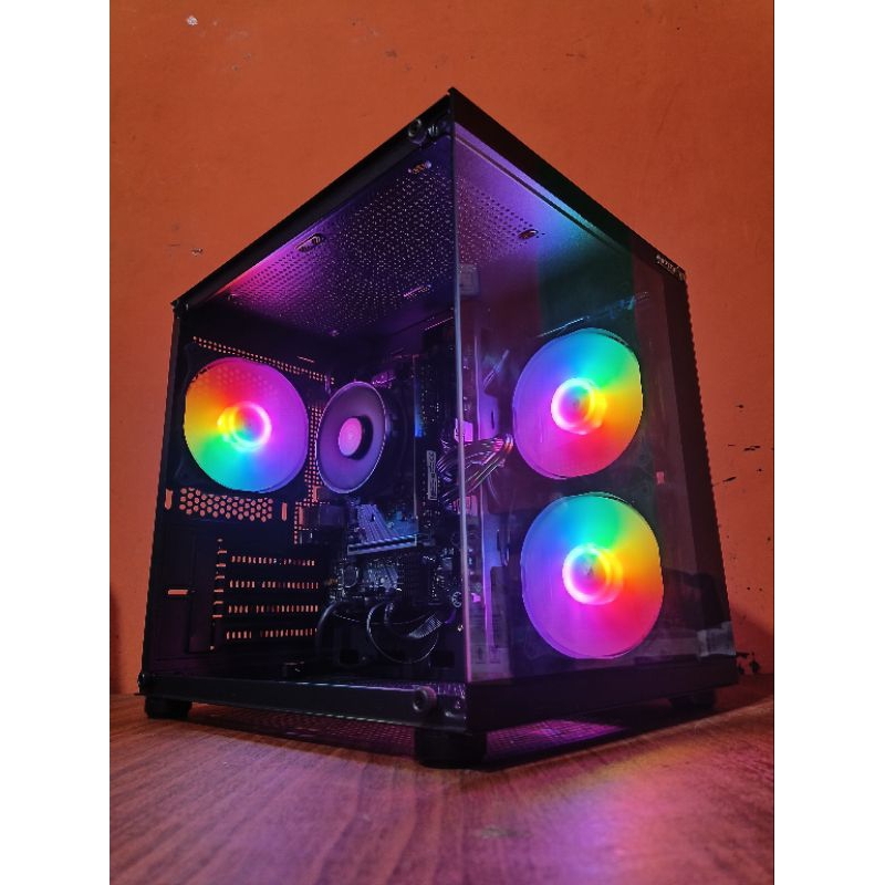 CPU PC Ryzen 3 3200G VGA 2GB RAM 8GB DDR4 FREE GAME Live Streaming Olshop Editing Render 3D