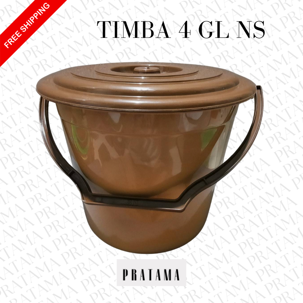 Timba Air Tutup / Timba Plastik / Timba / Ember tutup / Timba 4 gl