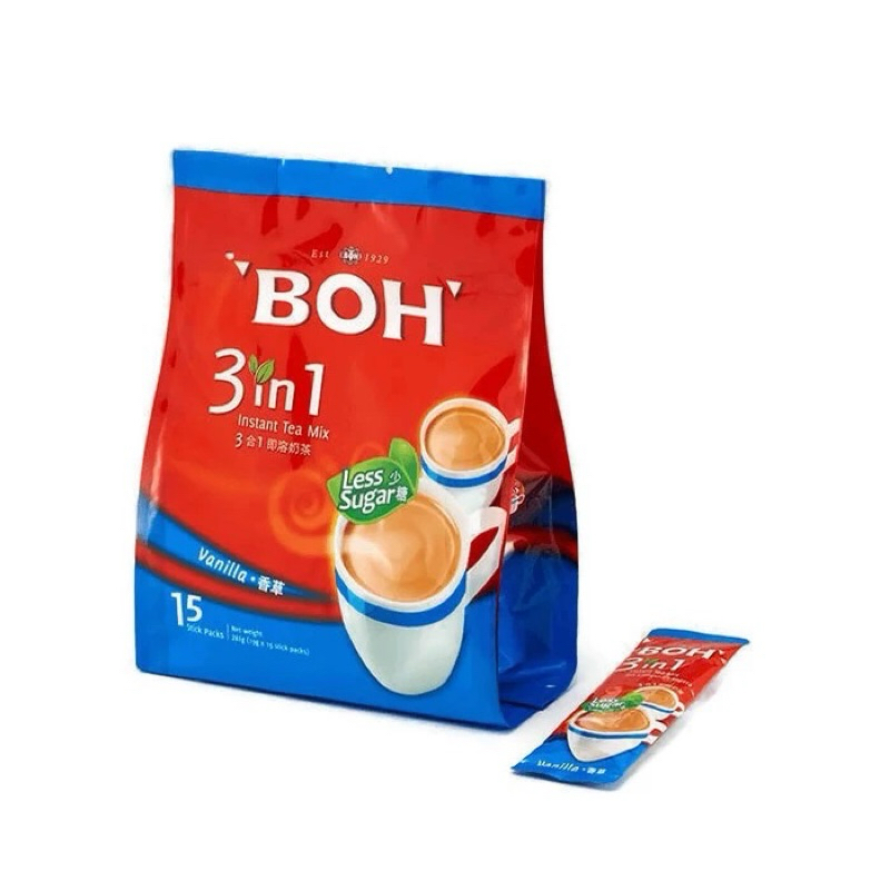 

BOH TEA 3-in-1 Less Sugar (15 pcs)