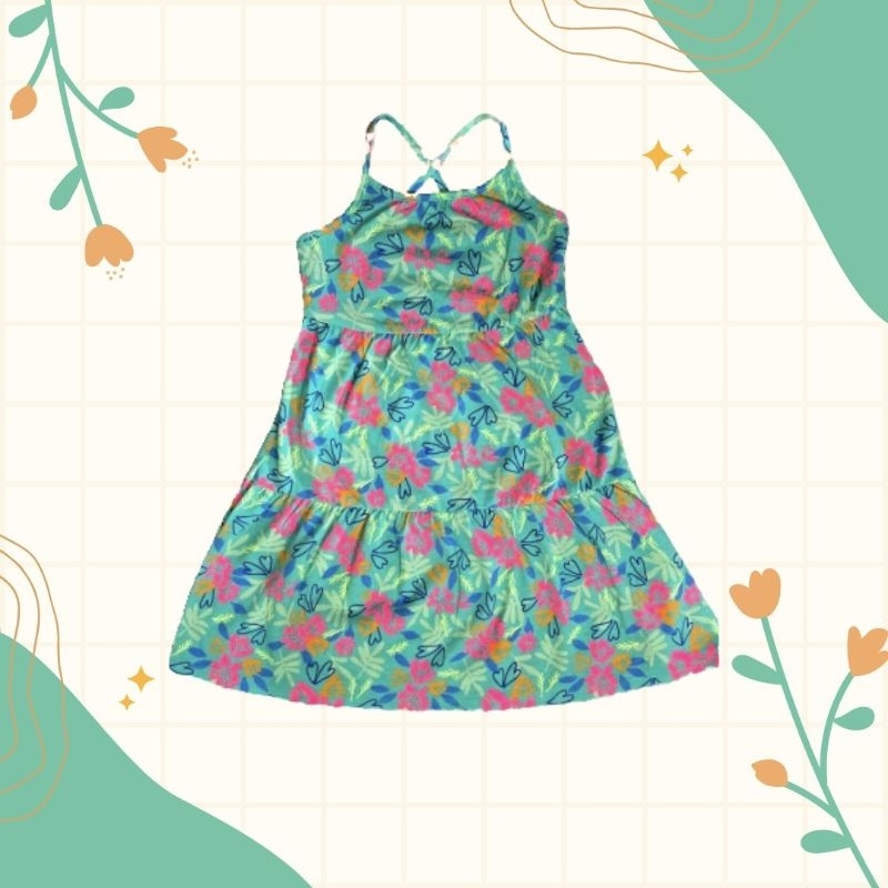 Dress Anak Perempuan Motif Bunga