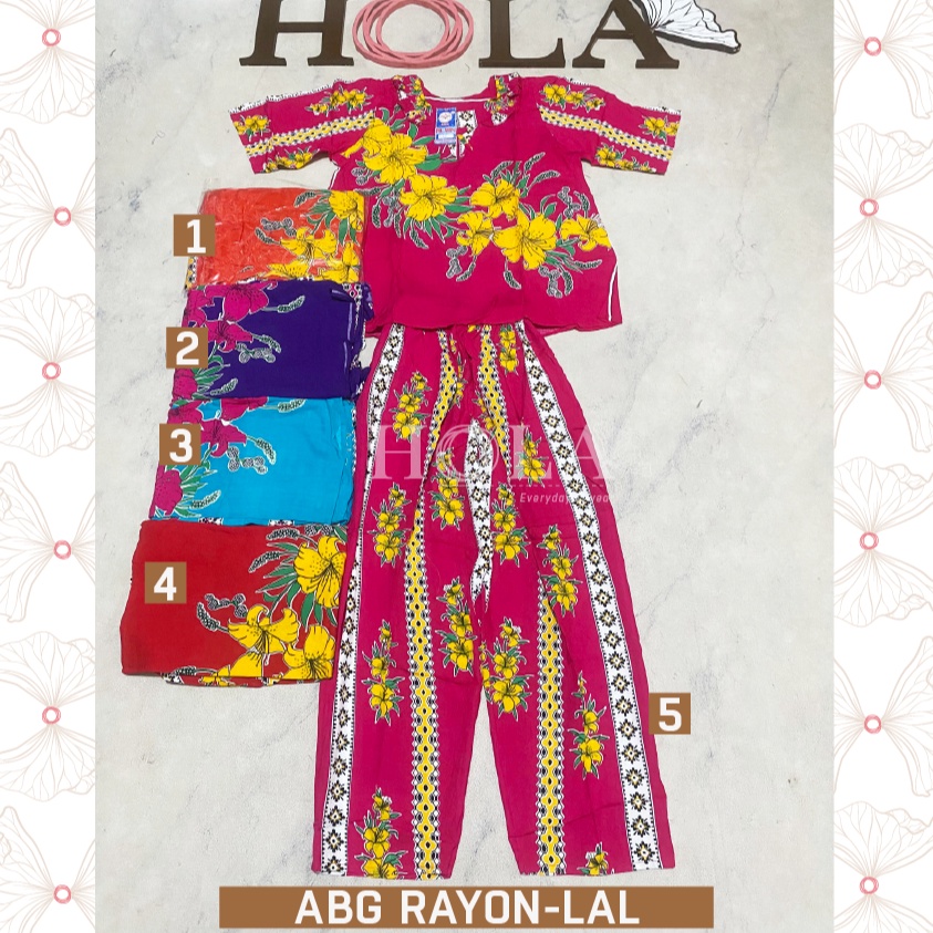 KODE Q5V HOLAFASH  ALVIN RAYON ABG ALVIN BATIK ABG SETELAN RAYON CP ABG