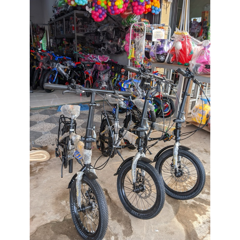 sepeda lipat uk 16inc bergigi