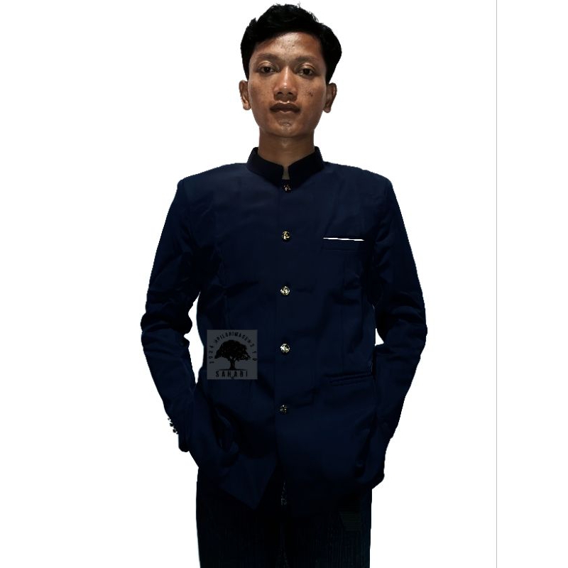 Jasko slimfit/jasko Tasikmalaya/jas Koko pria/jaskomandarin/Jasko casual/jasko Mandarin hitam/jasko 