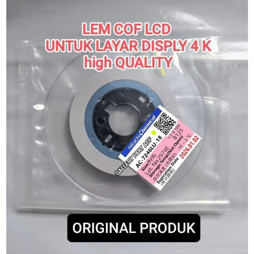 

LEM Acf AC 7246LU Lem Acf bonding lem Perekat lcd dan Cof Lem cof TV LED DIGITAL