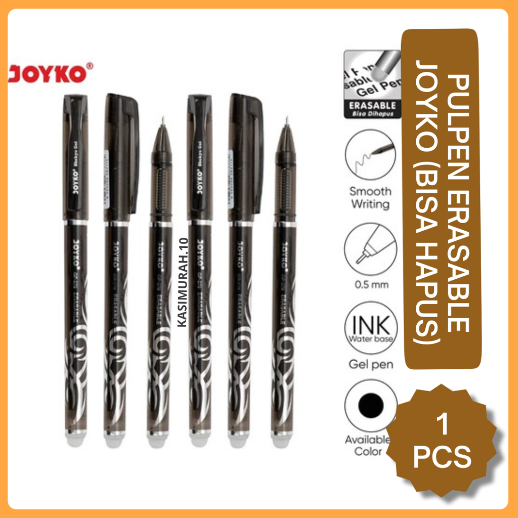 

Pulpen Erasable Joyko GP-279 / Pulpen Eraser 0.5 mm ( Erasable / Bisa Dihapus )