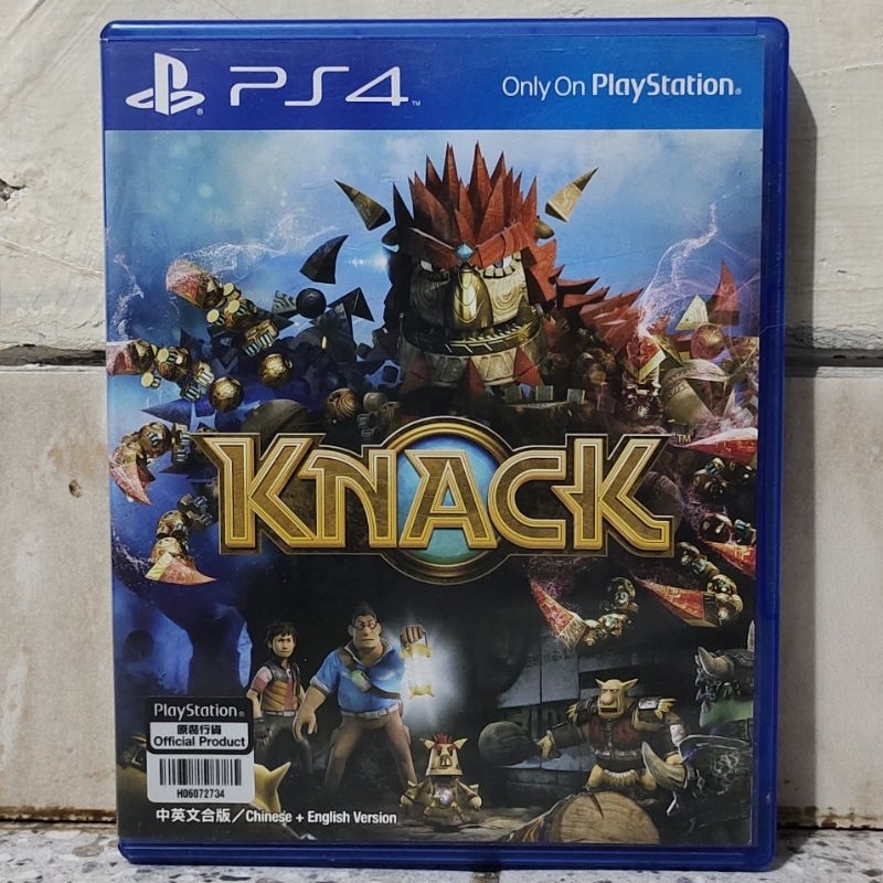 BD Kaset PS4 PS5 Knack Game CD PS 4 5 Original Playstation Bekas Second Mulus