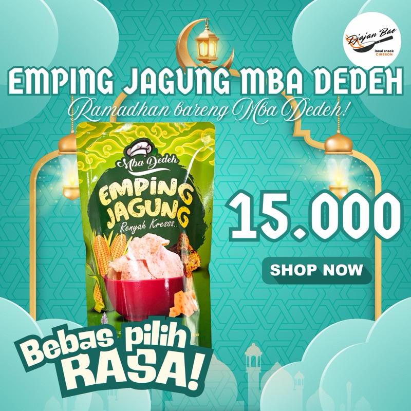 

SNACK LEBARAN MURAH!! SNACK KRIPIK EMPING JAGUNG MBA DEDEH!! SNACK PREMIUM SEHAT DAN LEZAT!!