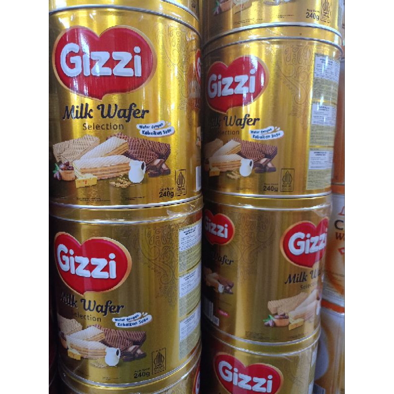 

Gizzi Milk Wafer Selection Kaleng 240gr