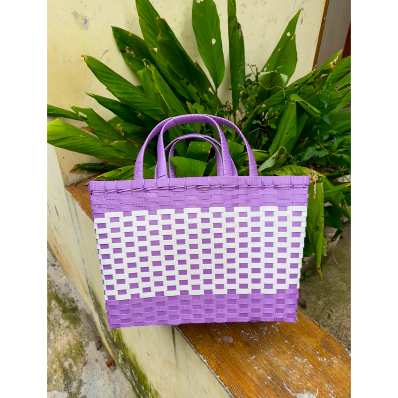 TAS ANYAMAN PLASTIK PASAR UKURAN BESAR