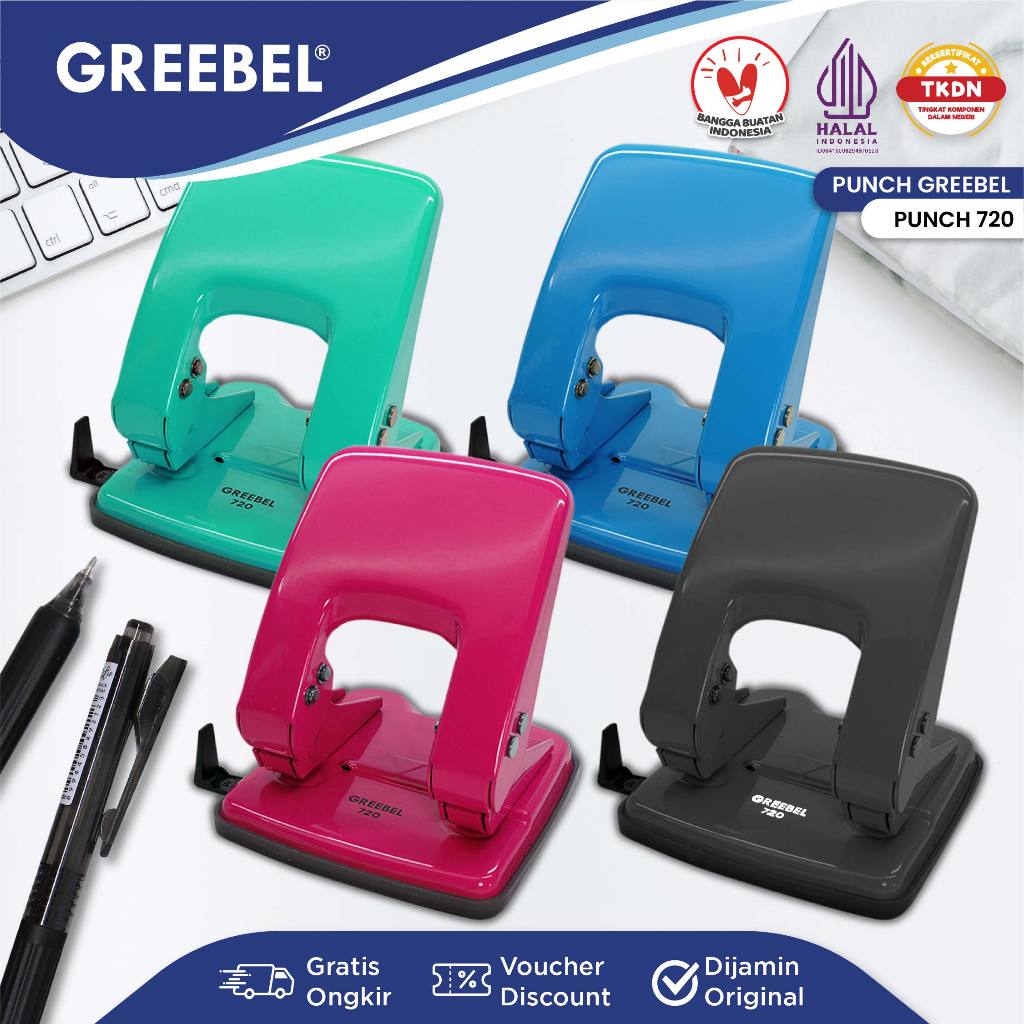

GREEBEL Pembolong Kertas / Punch Greebel 720