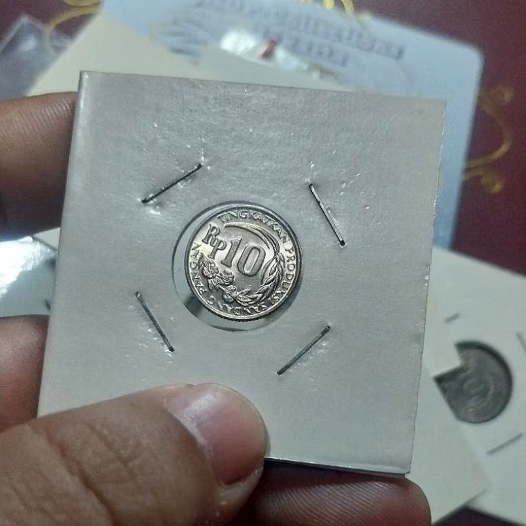 Koin 10 rupiah tahun 1971