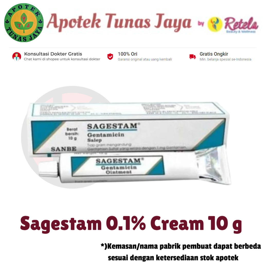 Sagestam 0.1% Cream 10 g / Dermatitis