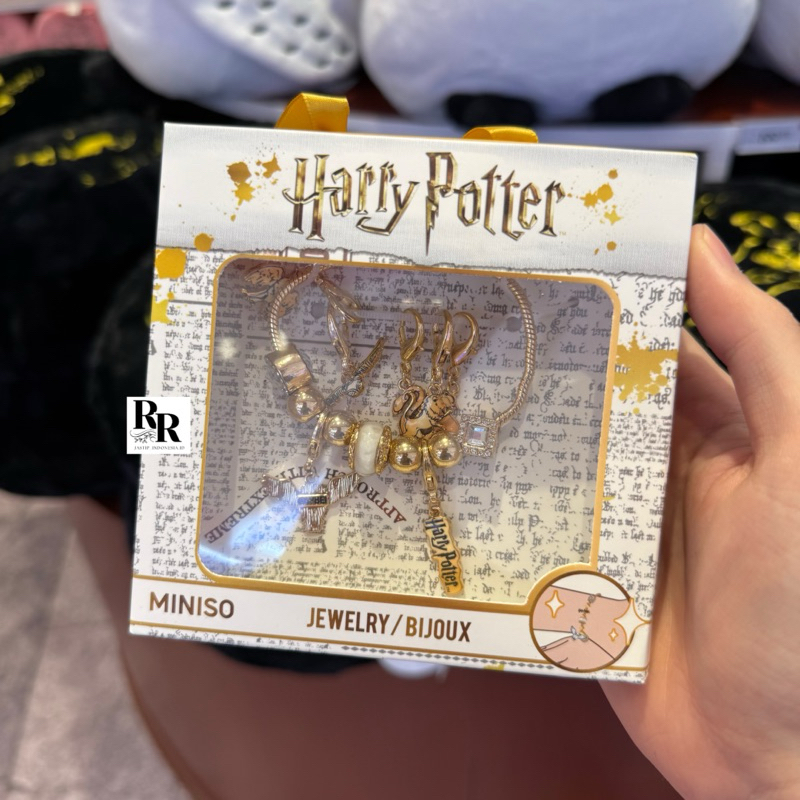 Miniso x Harry Potter ‼️ Gelang Pandora / Harry Potter Bracelet 1 pcs with 5 Pendants