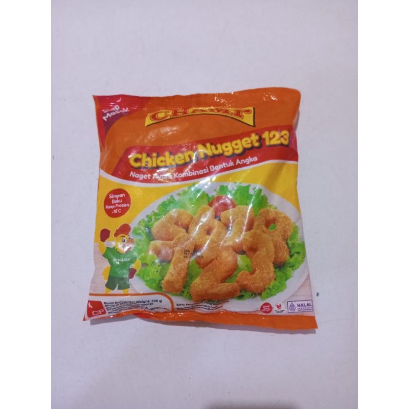 

Champ chicken nugget 123/nugget ayam kombinasi bentuk angka 450gr