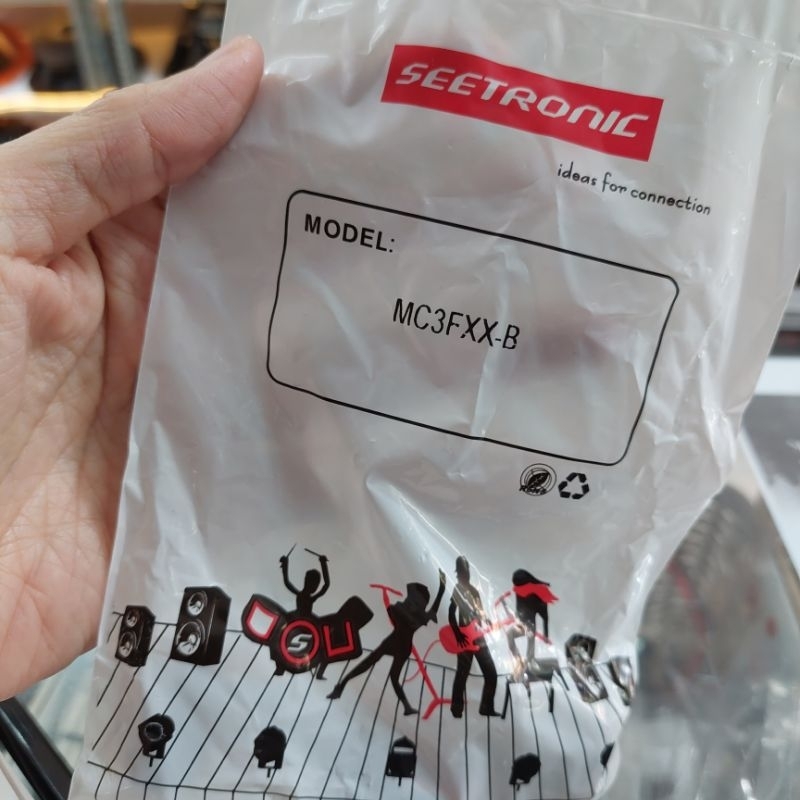 jack XLR female seetronic black original jek canon female seetronic