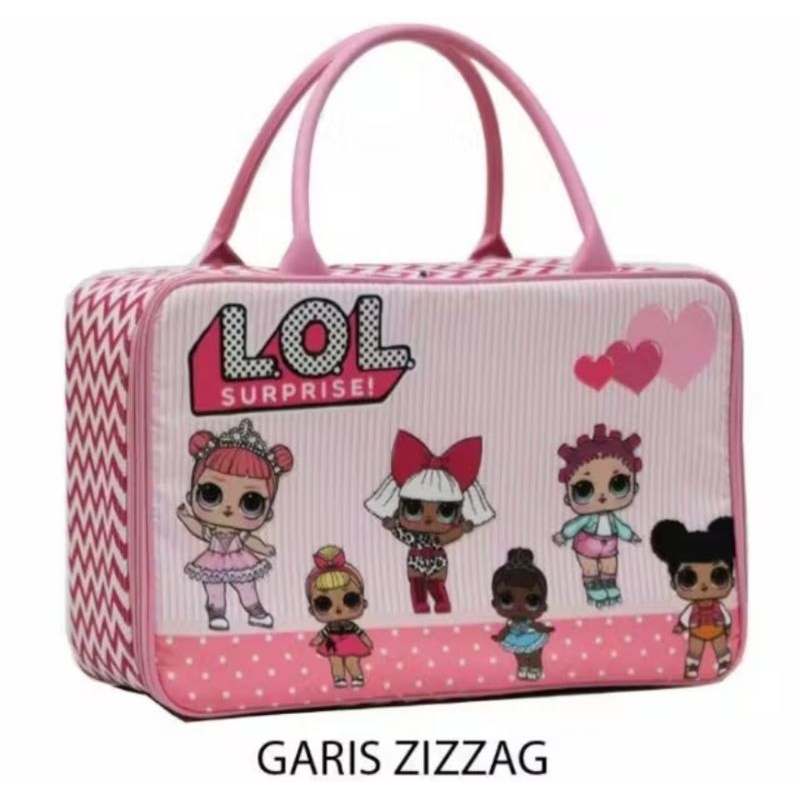 TAS TRAVEL KARAKTER WATERPROOF CEWEK COWOK TAS TRAVEL 40CM TAS TRAVEL JINJING TAS BAJU