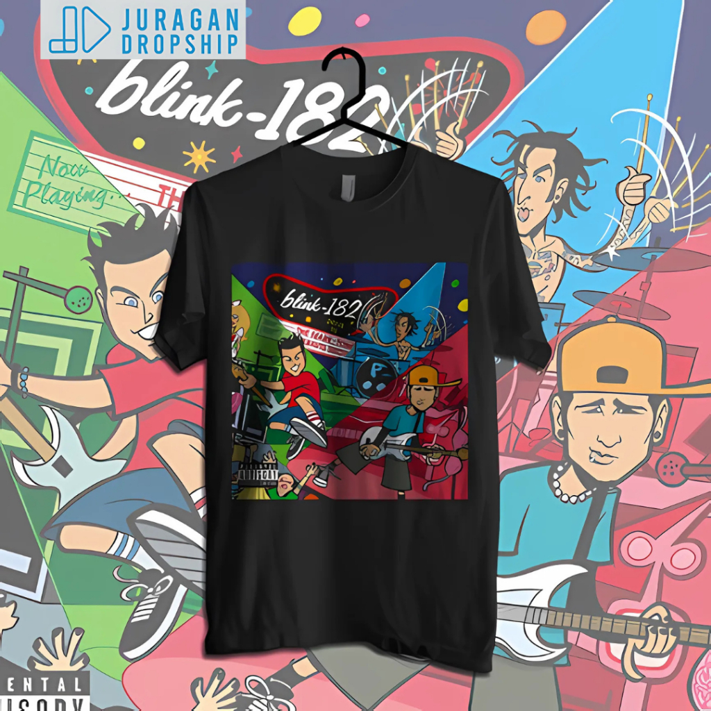 Kaos Pria Wanita Juragan Dropship Blink 182