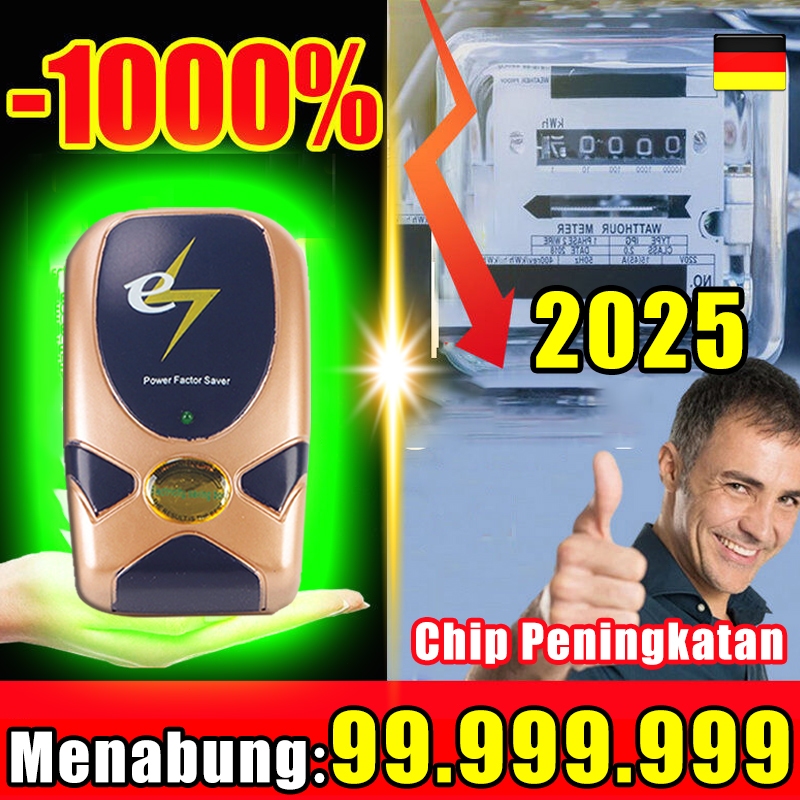 【Promosi Rumah】Electricity power saver Plug penghemat listrik Berlaku untuk semua meteran listrik Pa