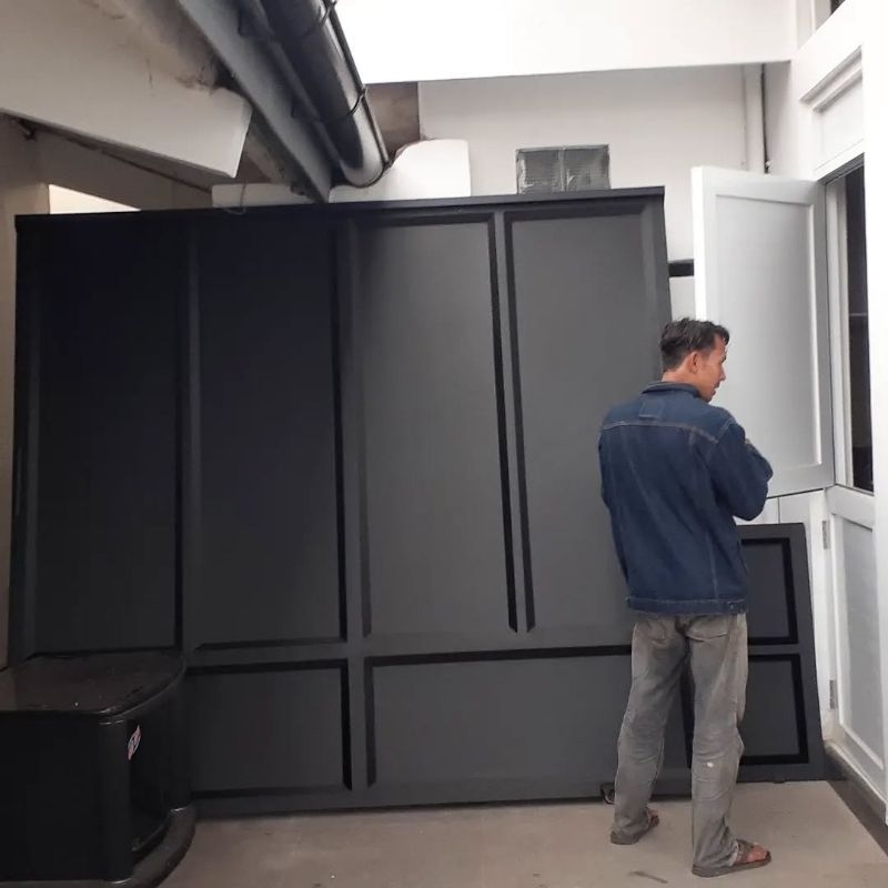 pintu pagar plat esser